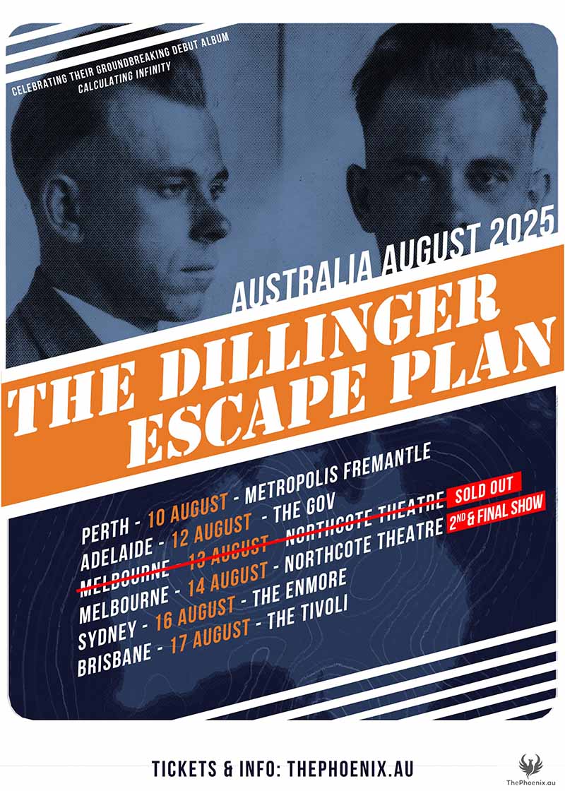Dillenger Escape Plan Tour