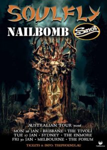 Soulfly Nailbomb Snot Tour