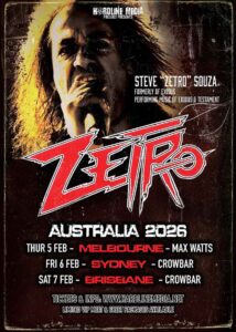 Steve Zetro Sousa Tour